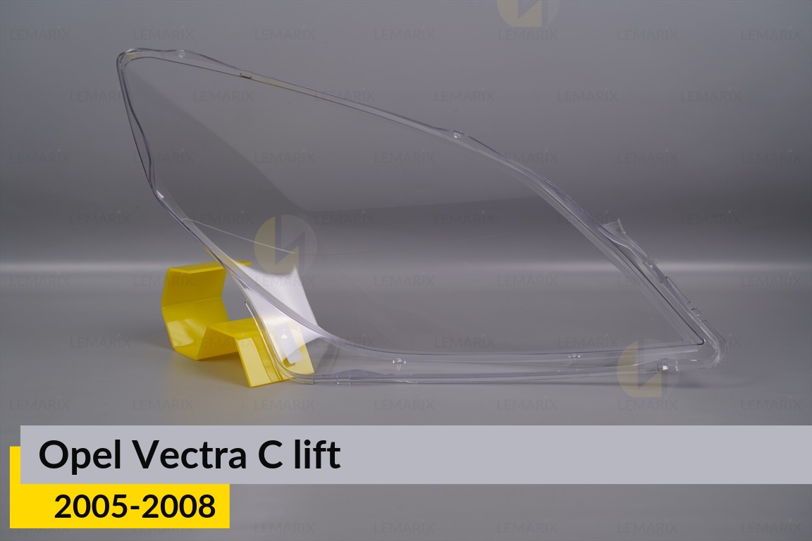 Скло фари Opel Vectra C (2005-2008) рест ліве