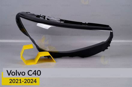 Скло фари Volvo C40 (2021-2024) праве