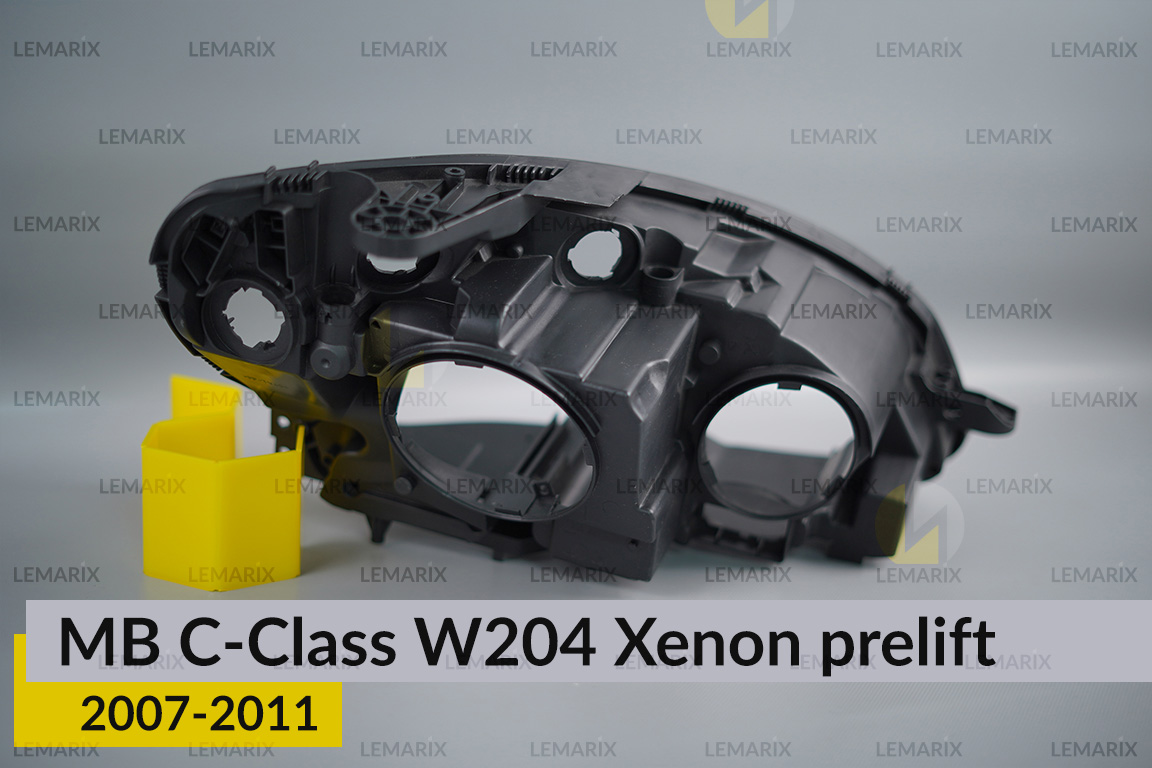 Корпус фары Mercedes-Benz C-Class W204 Xenon (2007-2011) дорест левый