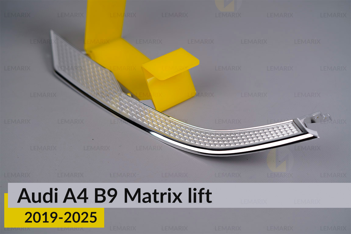 Хромована декоративна маска нижня Audi A4 B9 Matrix (2019-2025) рест права