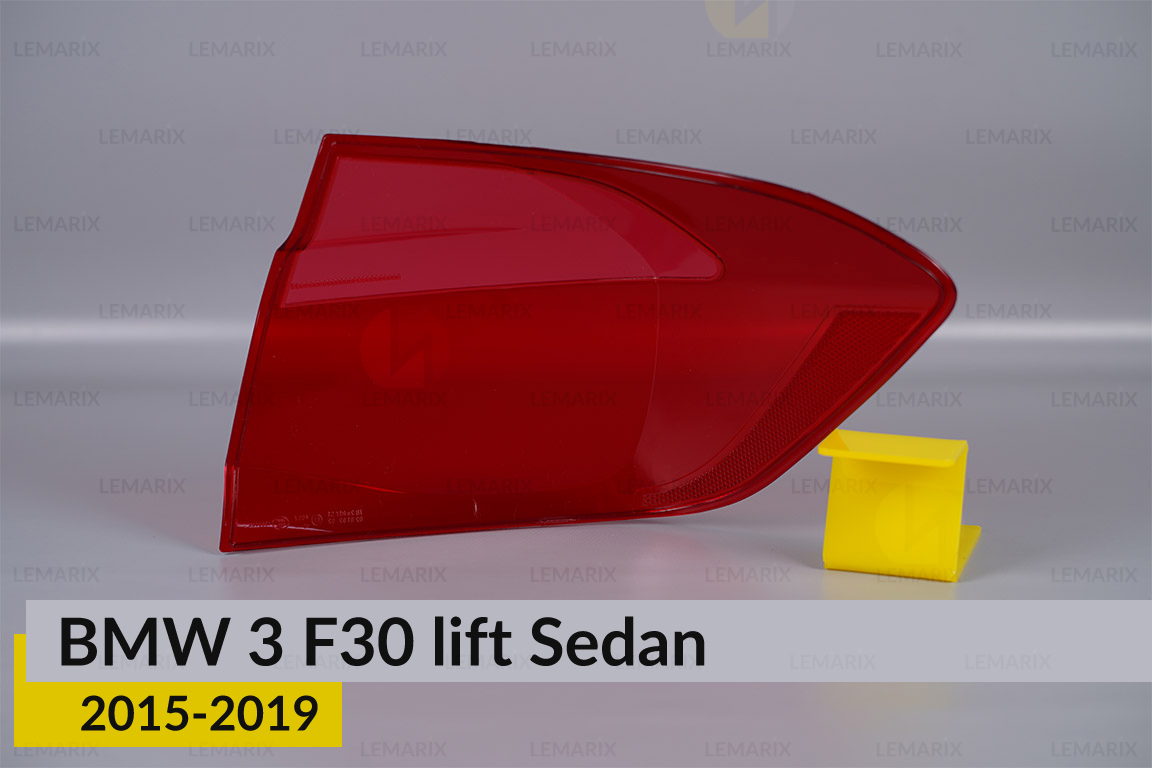 Стекло заднего фонаря внешнее в крыле BMW 3 F30 Sedan (2015-2019) рест левое