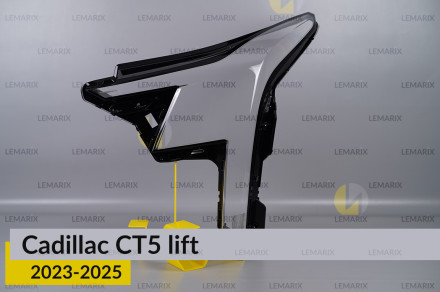 Стекло фары Cadillac CT5 (2023-2026) рест левое