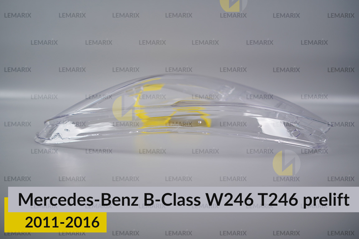 Скло фари Mercedes-Benz B-Class W246 T246 (2011-2016) дорест ліве