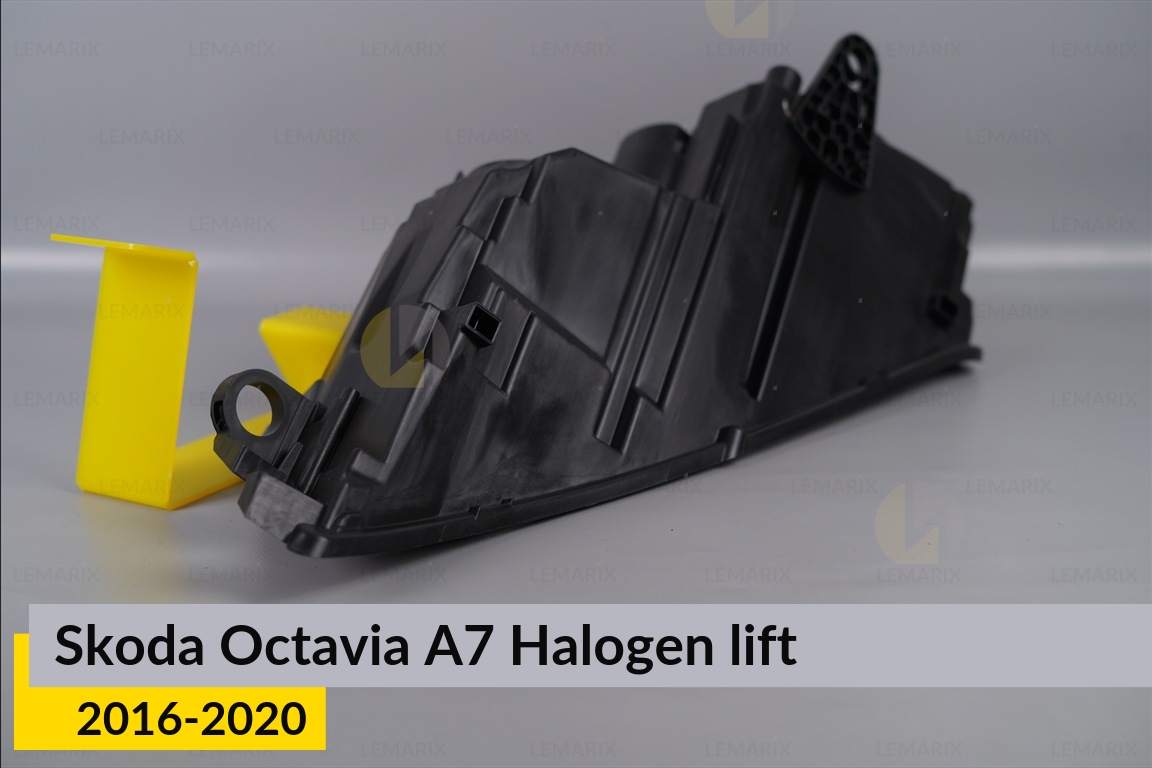 Корпус фары Skoda Octavia A7 Halogen (2016-2020) рест правый