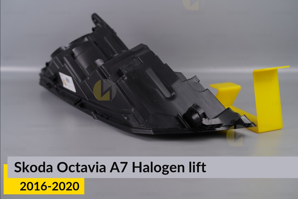 Корпус фары Skoda Octavia A7 Halogen (2016-2020) рест правый