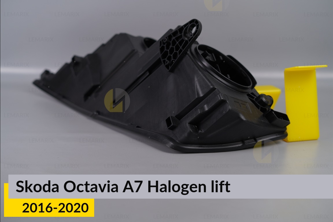Корпус фары Skoda Octavia A7 Halogen (2016-2020) рест правый