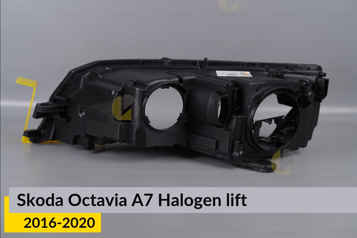 Корпус фары Skoda Octavia A7 Halogen (2016-2020) рест правый