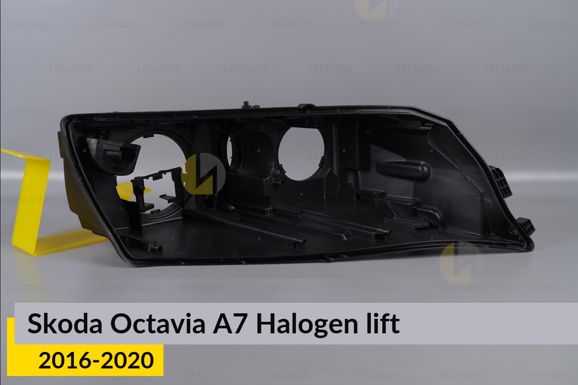 Корпус фары Skoda Octavia A7 Halogen (2016-2020) рест правый