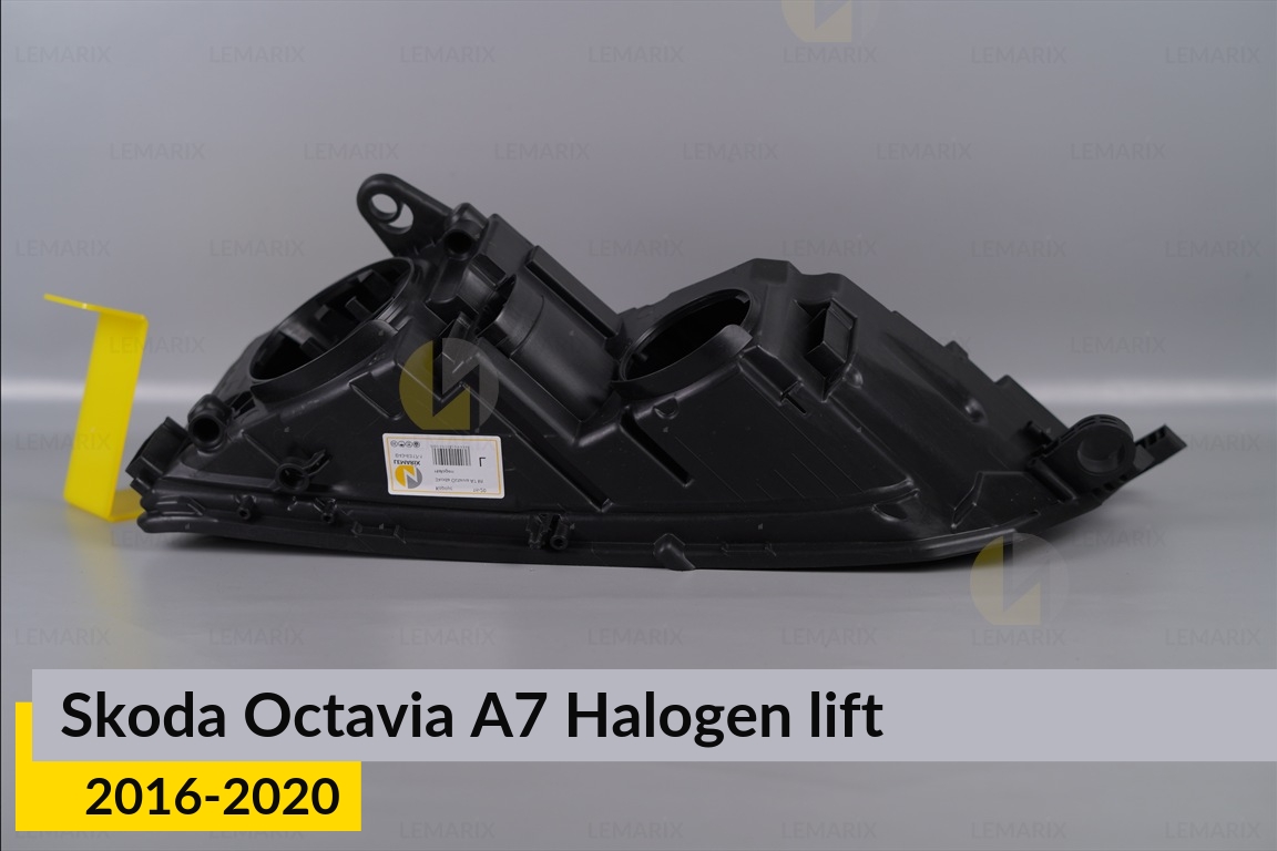 Корпус фары Skoda Octavia A7 Halogen (2016-2020) рест правый