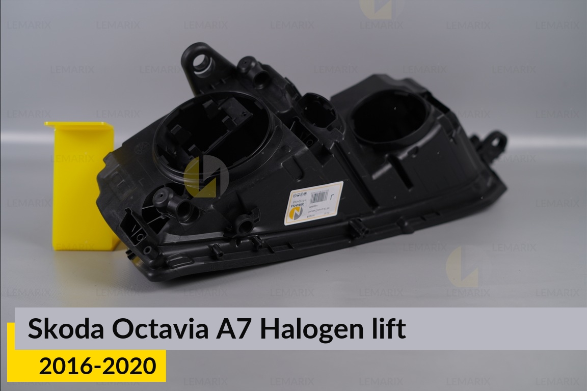 Корпус фары Skoda Octavia A7 Halogen (2016-2020) рест правый