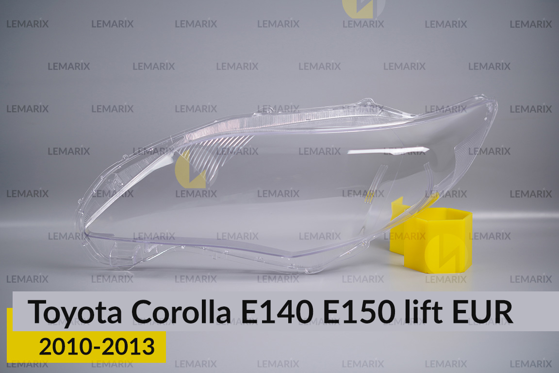 Стекло фары Toyota Corolla E140 E150 EUR (2010-2013) рест левое