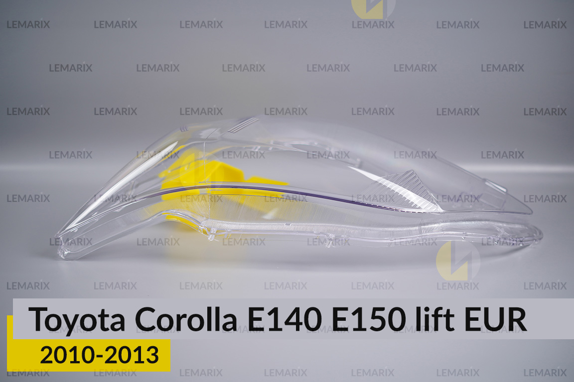 Стекло фары Toyota Corolla E140 E150 EUR (2010-2013) рест левое