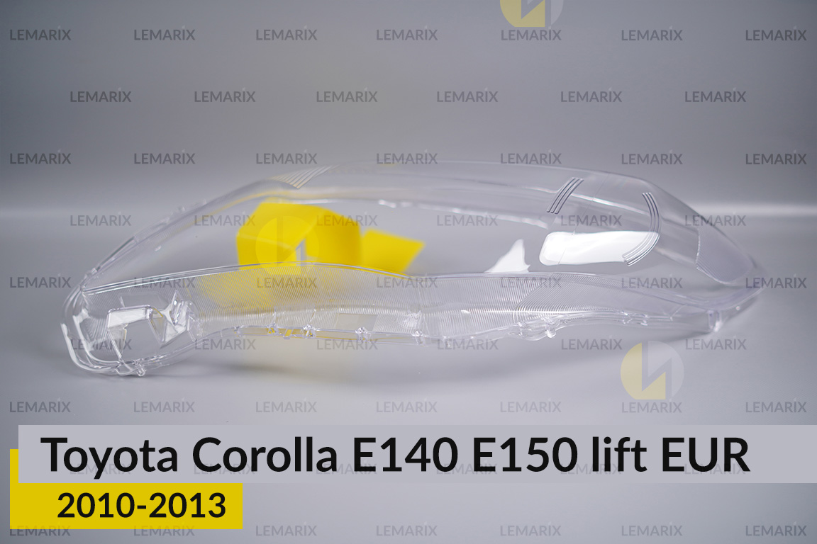 Стекло фары Toyota Corolla E140 E150 EUR (2010-2013) рест левое