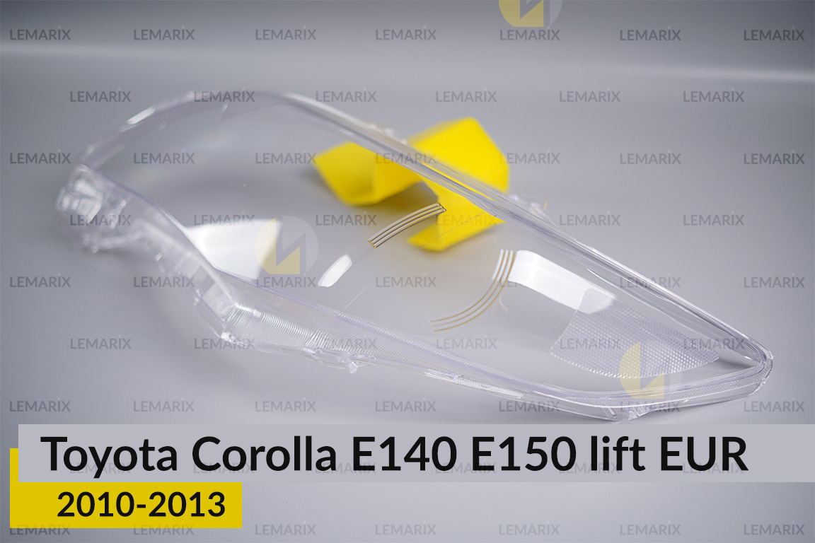 Стекло фары Toyota Corolla E140 E150 EUR (2010-2013) рест левое