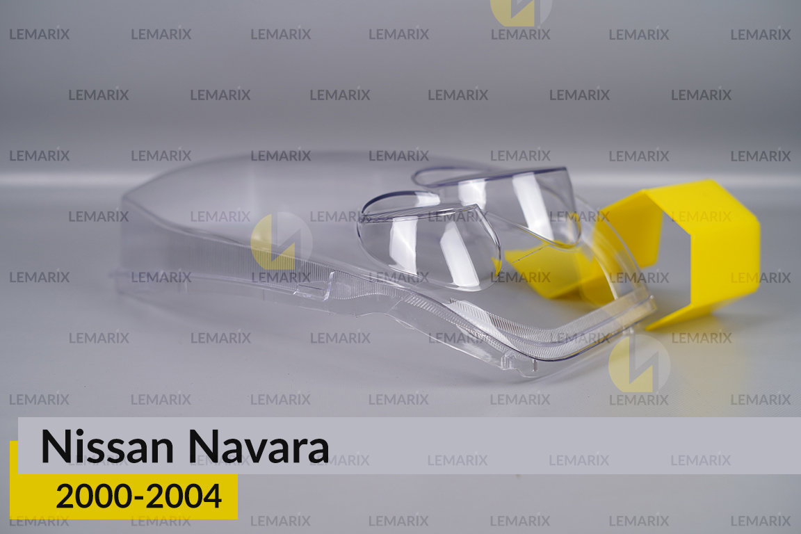 Стекло фары Nissan Navara (2000-2004) правое