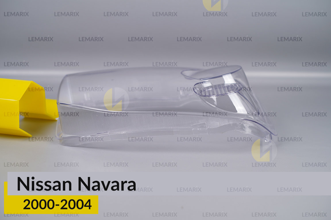Стекло фары Nissan Navara (2000-2004) правое