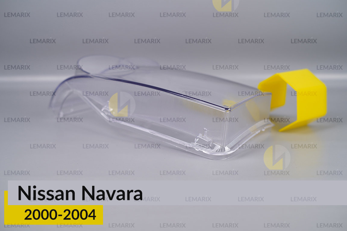 Стекло фары Nissan Navara (2000-2004) правое