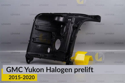 Корпус фари GMC Yukon Halogen (2015-2020) дорест лівий