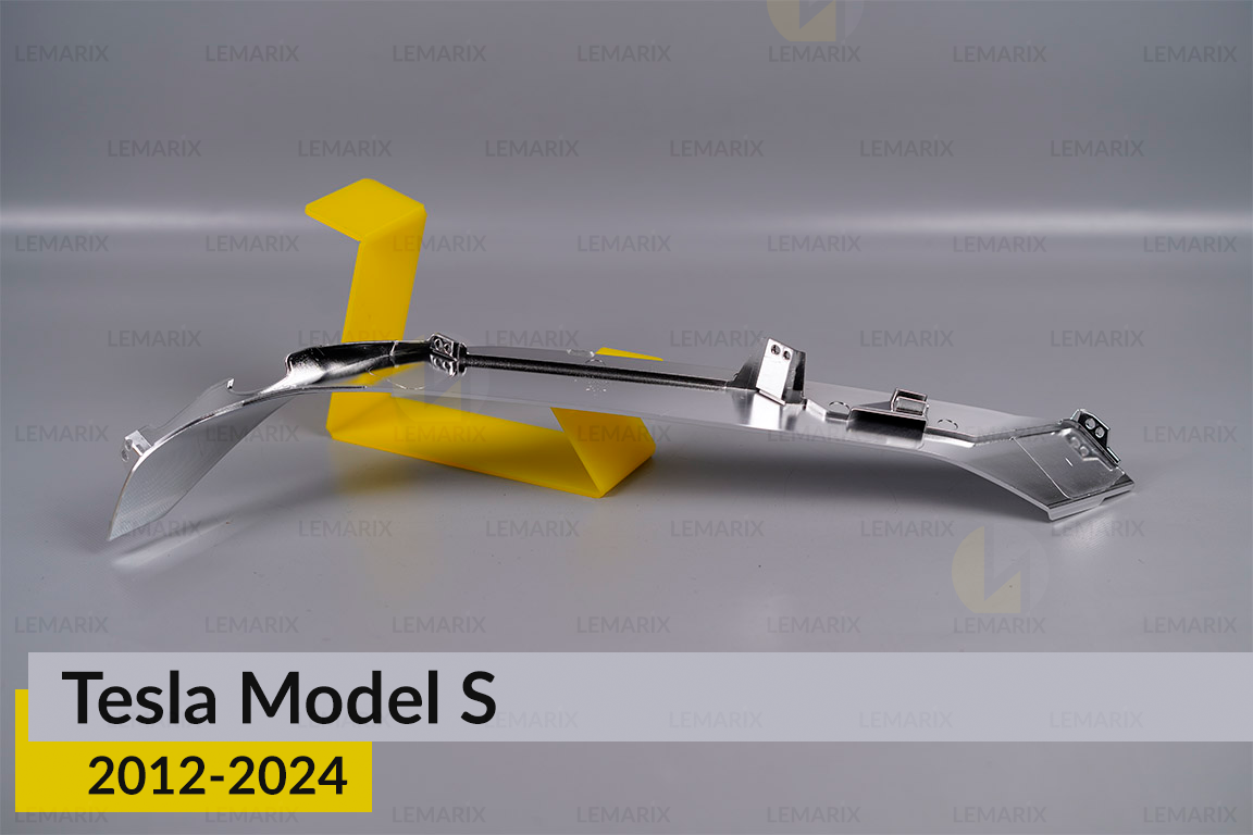 Хромированная декоративная маска нижняя Tesla Model S (2012-2024) правая