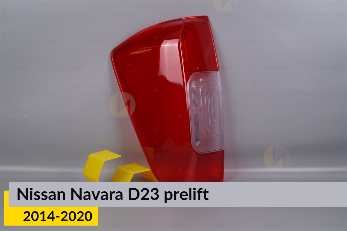 Стекло заднего фонаря Nissan Navara D23 (2014-2020) дорест левое