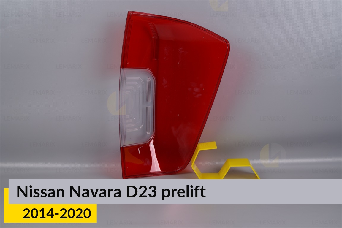 Стекло заднего фонаря Nissan Navara D23 (2014-2020) дорест левое