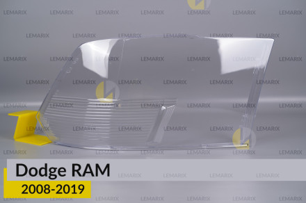Скло фари Dodge RAM (2008-2019) праве
