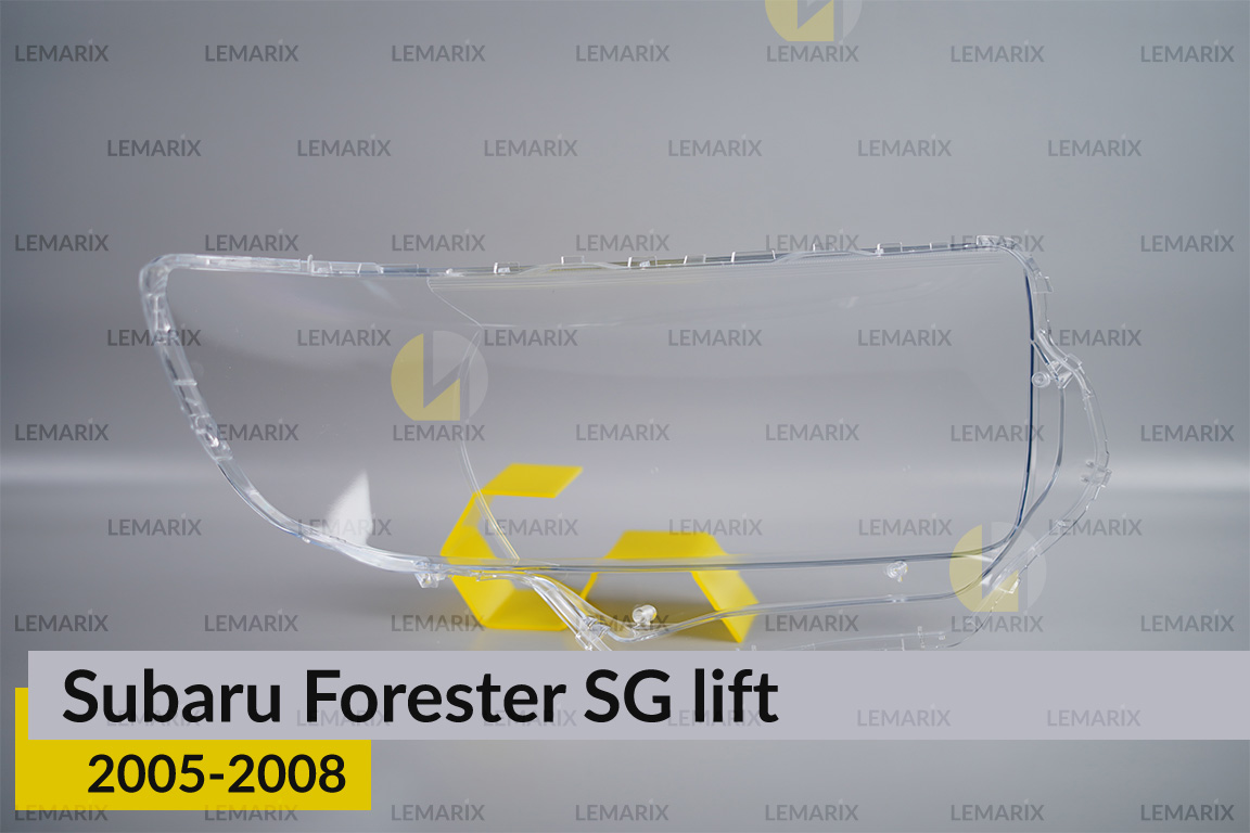 Стекло фары Subaru Forester SG (2005-2008) рест левое