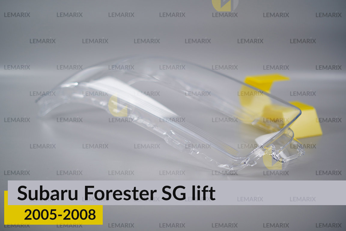 Стекло фары Subaru Forester SG (2005-2008) рест левое