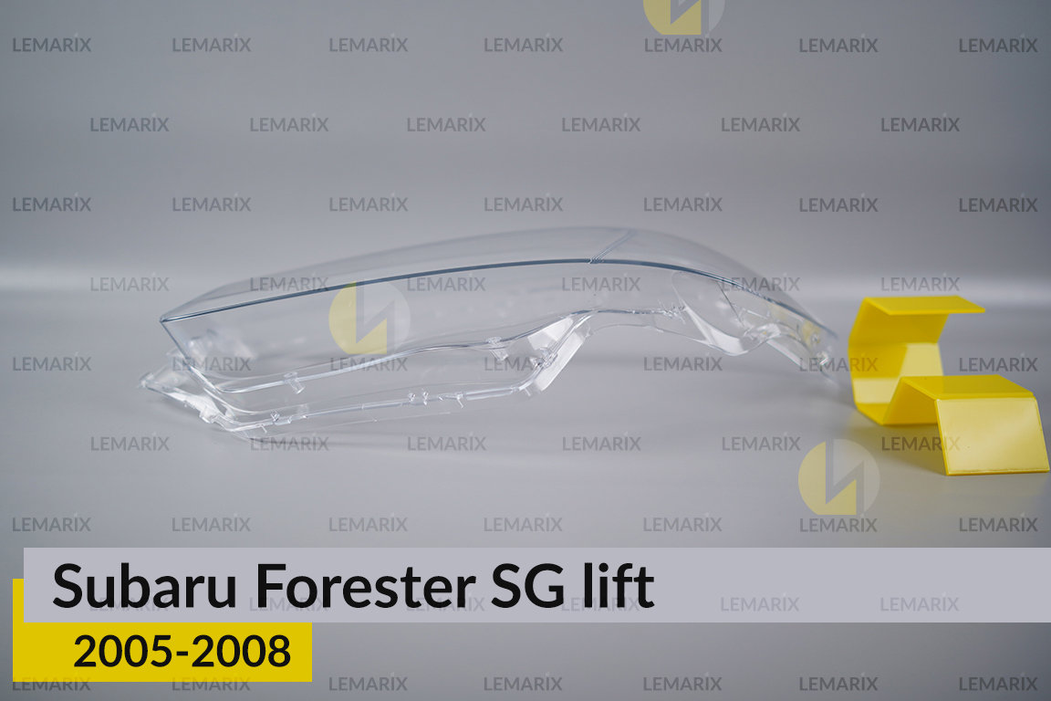 Стекло фары Subaru Forester SG (2005-2008) рест левое