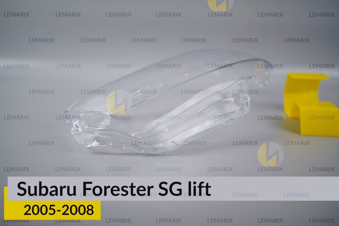 Стекло фары Subaru Forester SG (2005-2008) рест левое