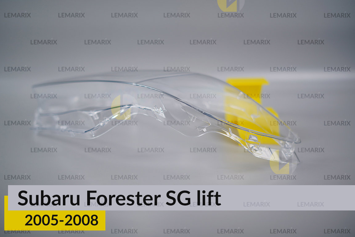 Стекло фары Subaru Forester SG (2005-2008) рест левое