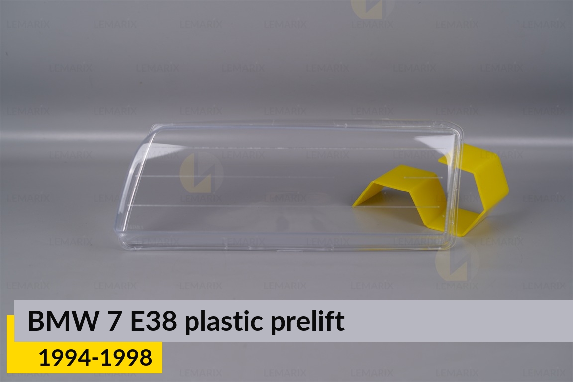 Стекло фары BMW 7 E38 plastic (1994-1998) дорест левое