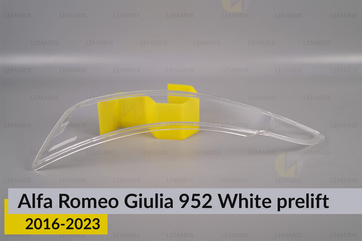 Скло заднього ліхтаря зовнішнє в крилі Alfa Romeo Giulia 952 White (2016-2023) дорест праве