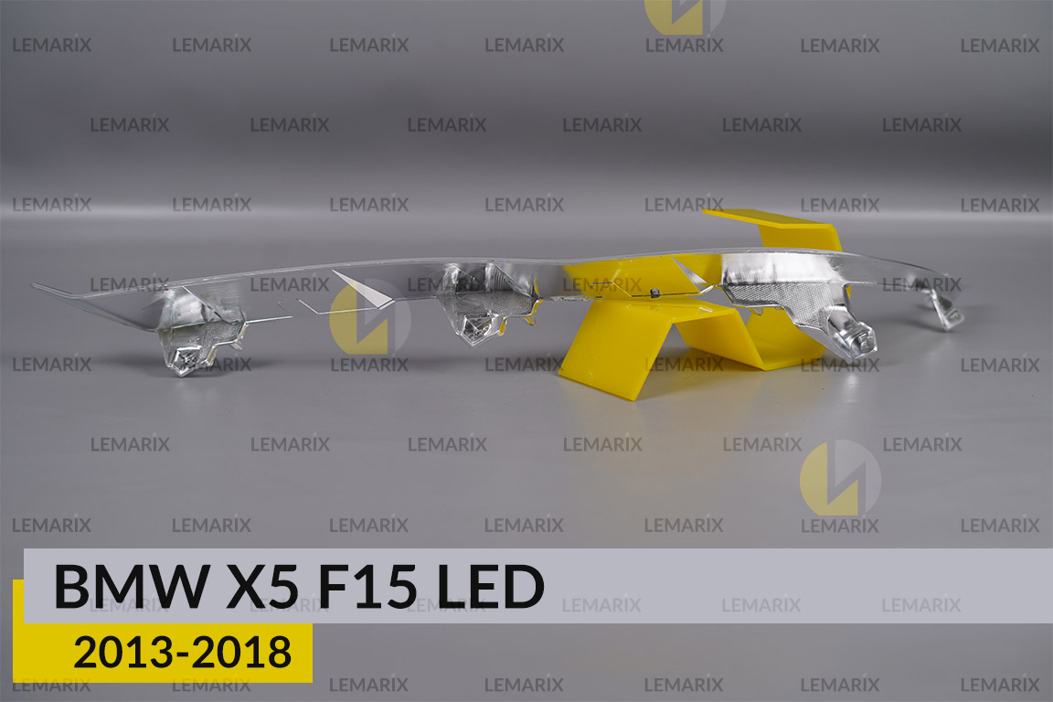Хромована декоративна маска нижня BMW X5 F15 LED (2013-2018) ліва