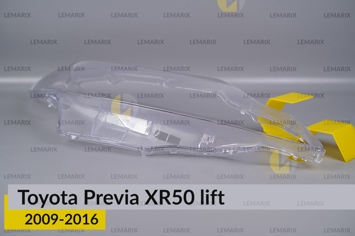 Стекло фары Toyota Previa XR50 (2009-2016) рест правое