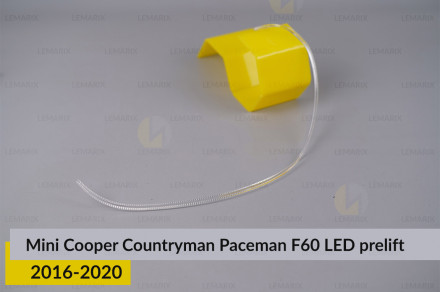 Кольцо световод фары Mini Cooper Countryman Paceman F60 LED (2016-2020) дорест нижнее левое
