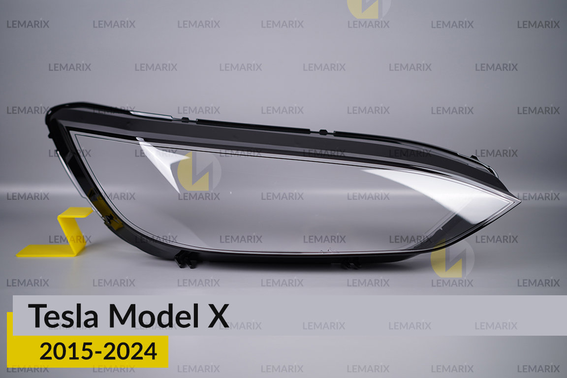 Скло фари Tesla Model X (2015-2026) праве
