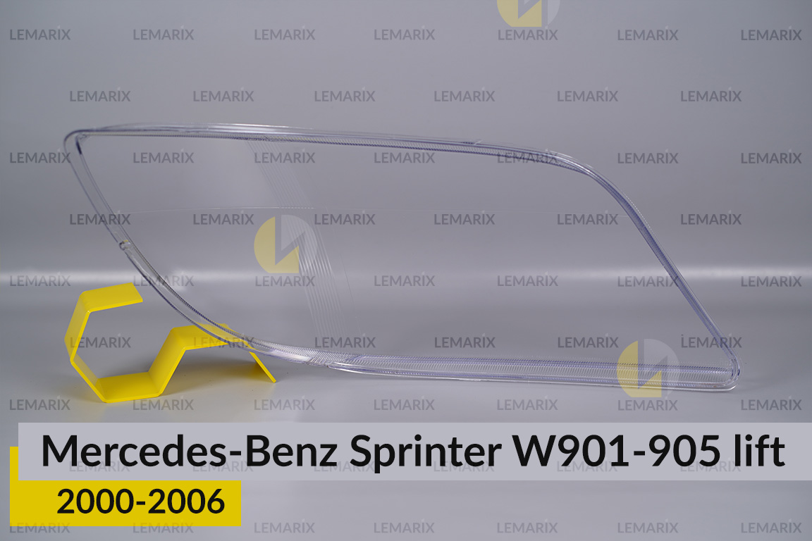Стекло фары Mercedes-Benz Sprinter W901 W902 W903 W904 W905 (2000-2006) рест левое