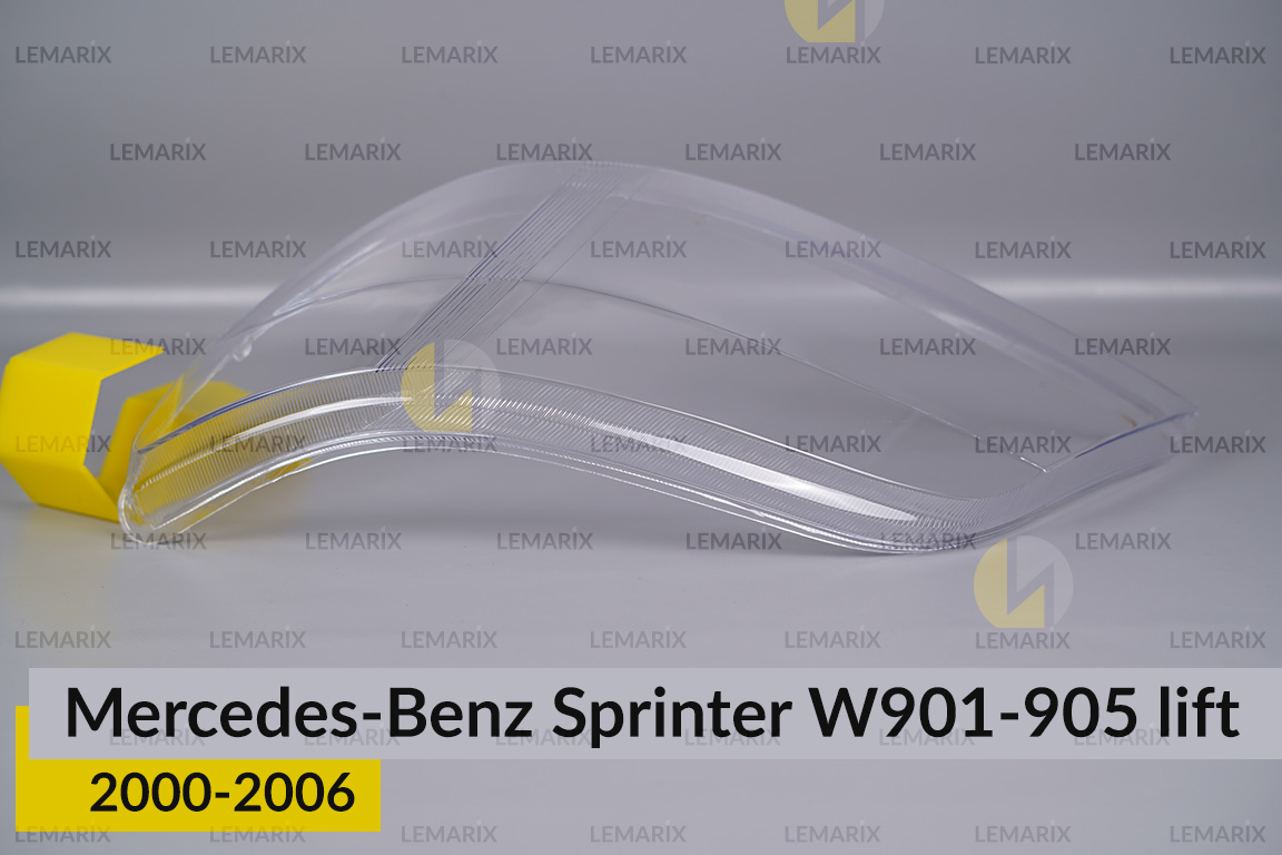 Стекло фары Mercedes-Benz Sprinter W901 W902 W903 W904 W905 (2000-2006) рест левое