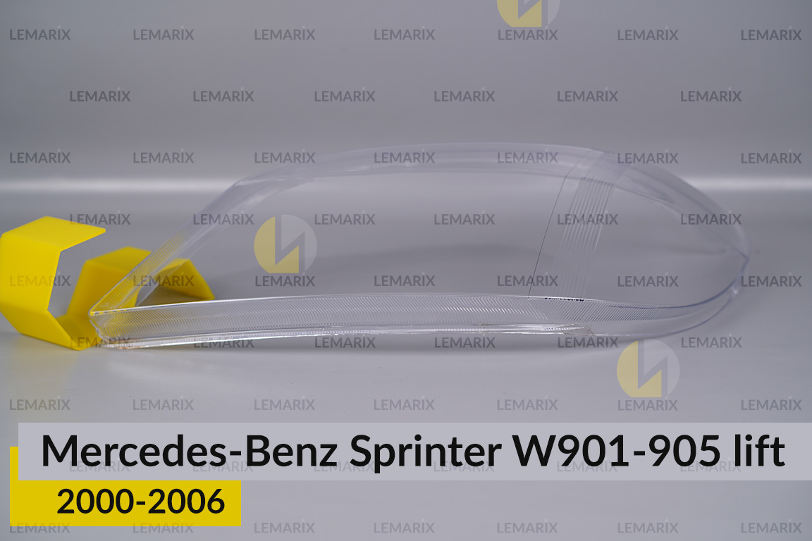 Стекло фары Mercedes-Benz Sprinter W901 W902 W903 W904 W905 (2000-2006) рест левое