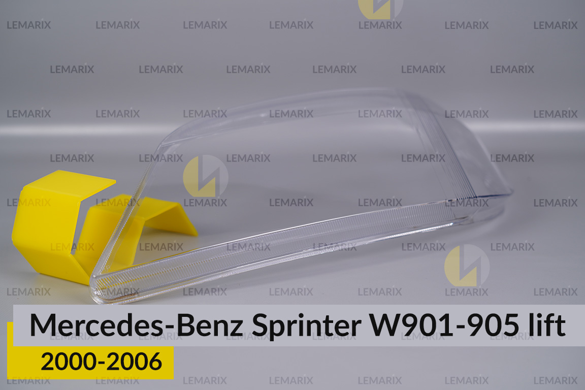 Стекло фары Mercedes-Benz Sprinter W901 W902 W903 W904 W905 (2000-2006) рест левое