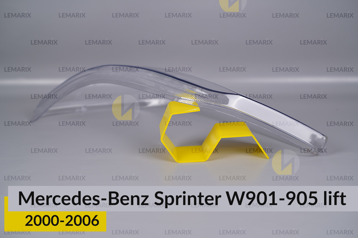 Стекло фары Mercedes-Benz Sprinter W901 W902 W903 W904 W905 (2000-2006) рест левое
