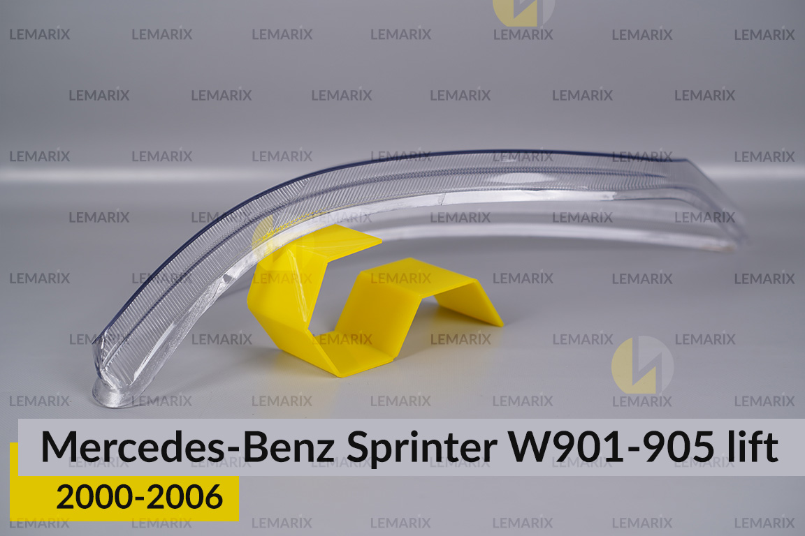 Стекло фары Mercedes-Benz Sprinter W901 W902 W903 W904 W905 (2000-2006) рест левое