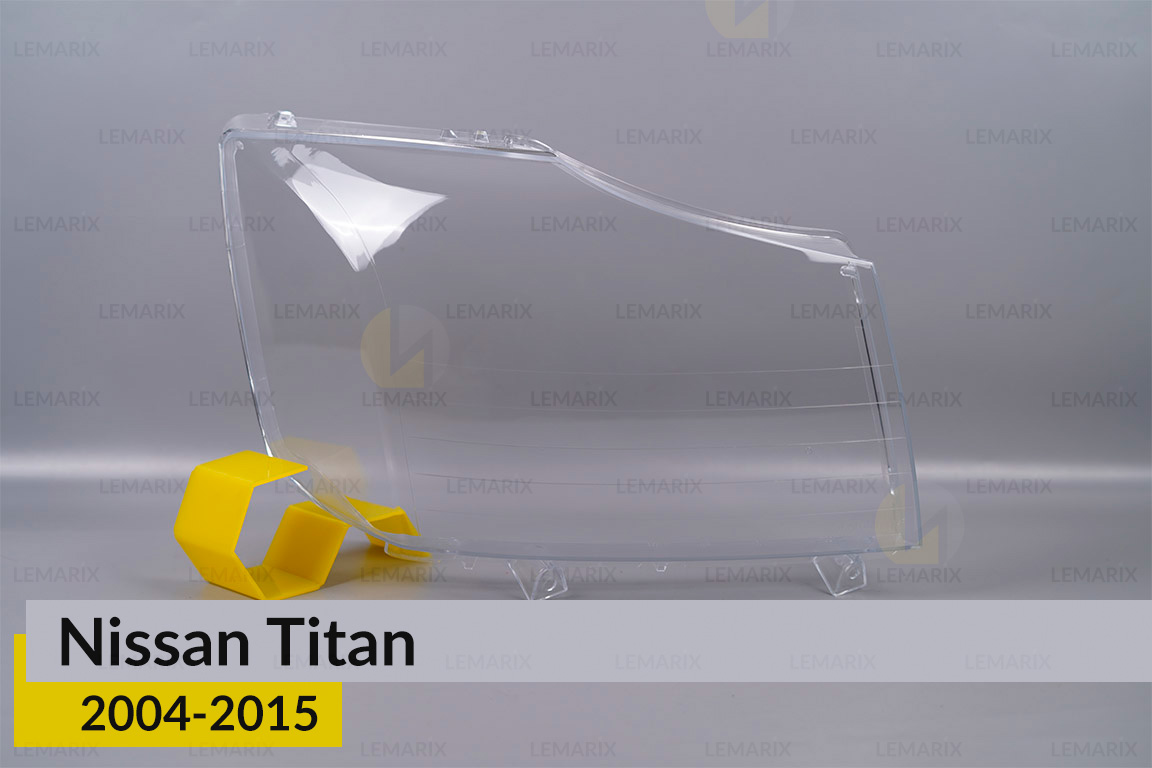Стекло фары Nissan Titan (2004-2015) правое