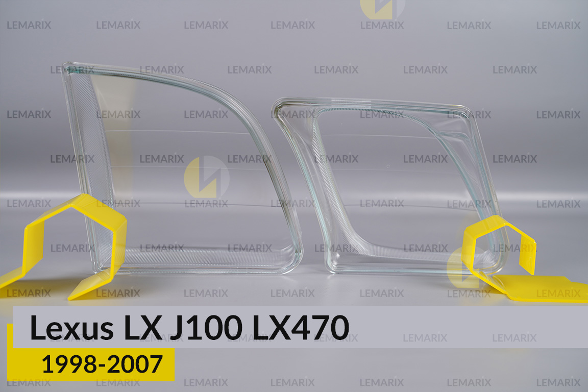 Стекло фары Lexus LX J100 LX470 (1998-2007) левое
