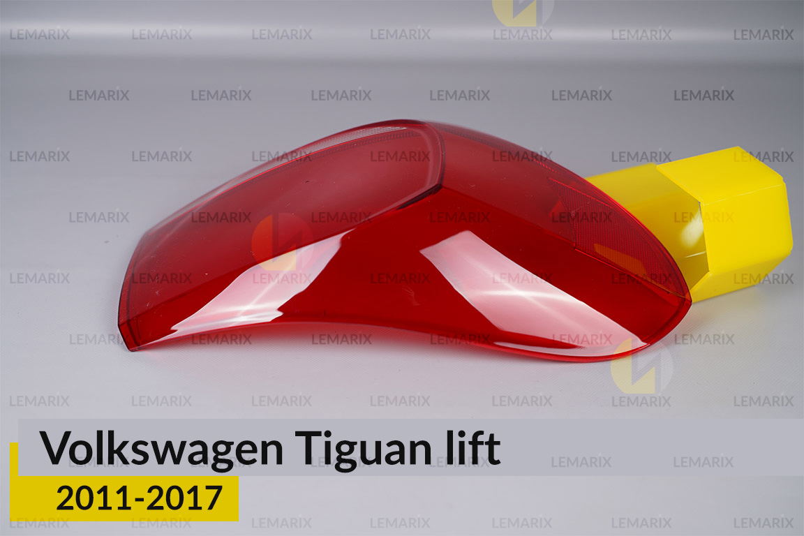 Стекло заднего фонаря внешнее в крыле VW Volkswagen Tiguan (2011-2017) рест левое