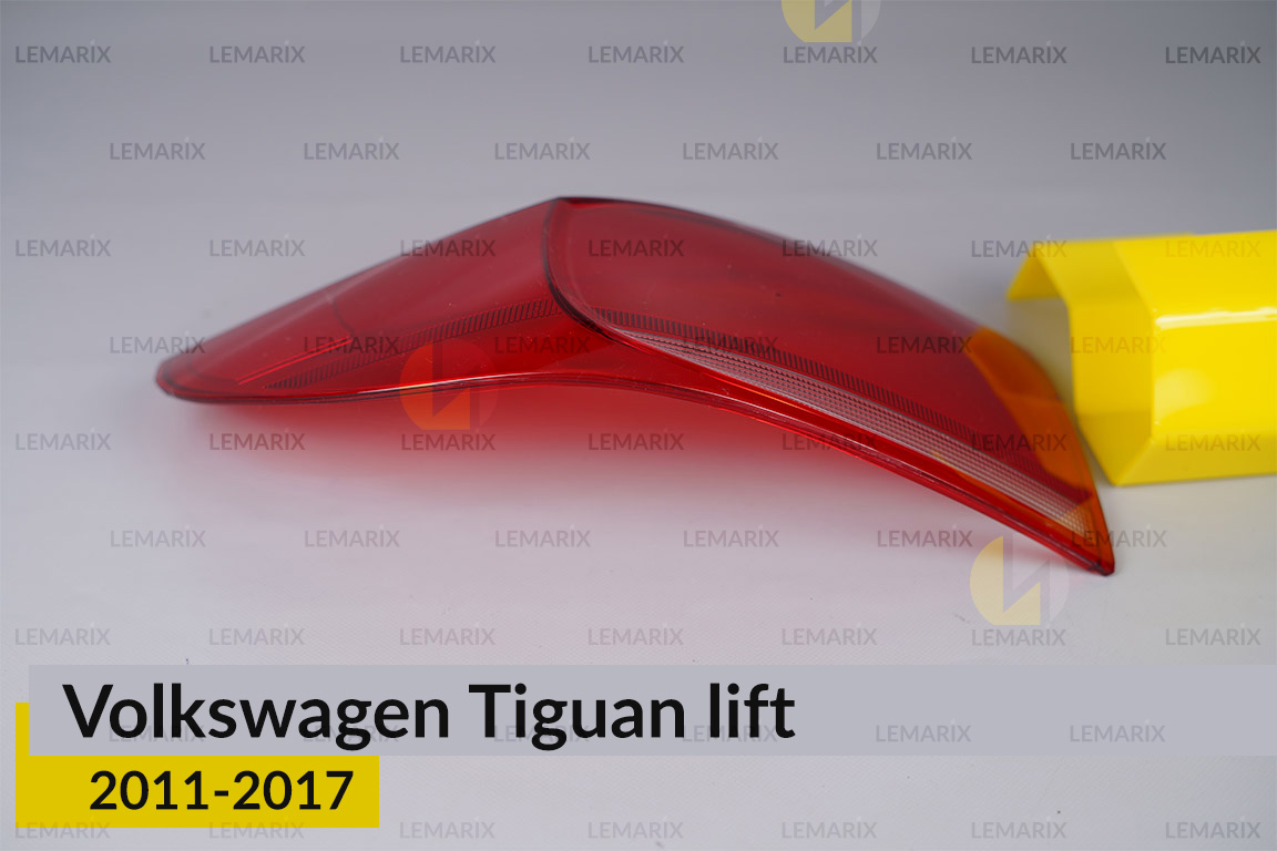 Стекло заднего фонаря внешнее в крыле VW Volkswagen Tiguan (2011-2017) рест левое