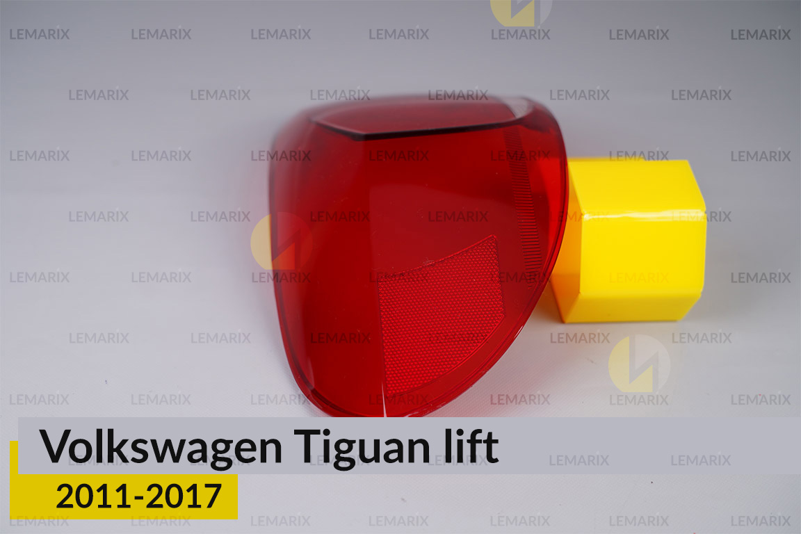 Стекло заднего фонаря внешнее в крыле VW Volkswagen Tiguan (2011-2017) рест левое
