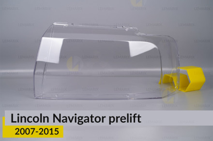 Скло фари Lincoln Navigator (2007-2015) дорест ліве