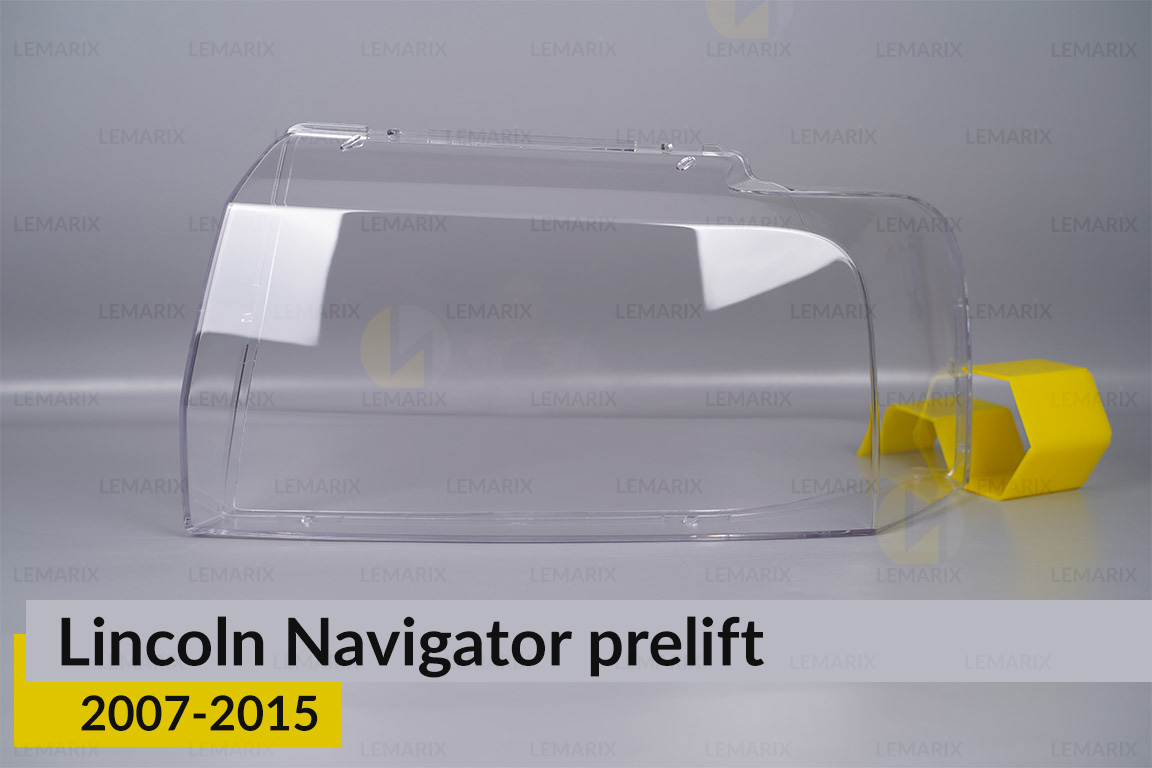 Скло фари Lincoln Navigator (2007-2015) дорест ліве